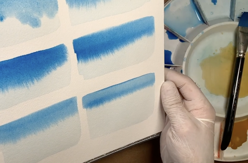 Water Color Dragged Washes